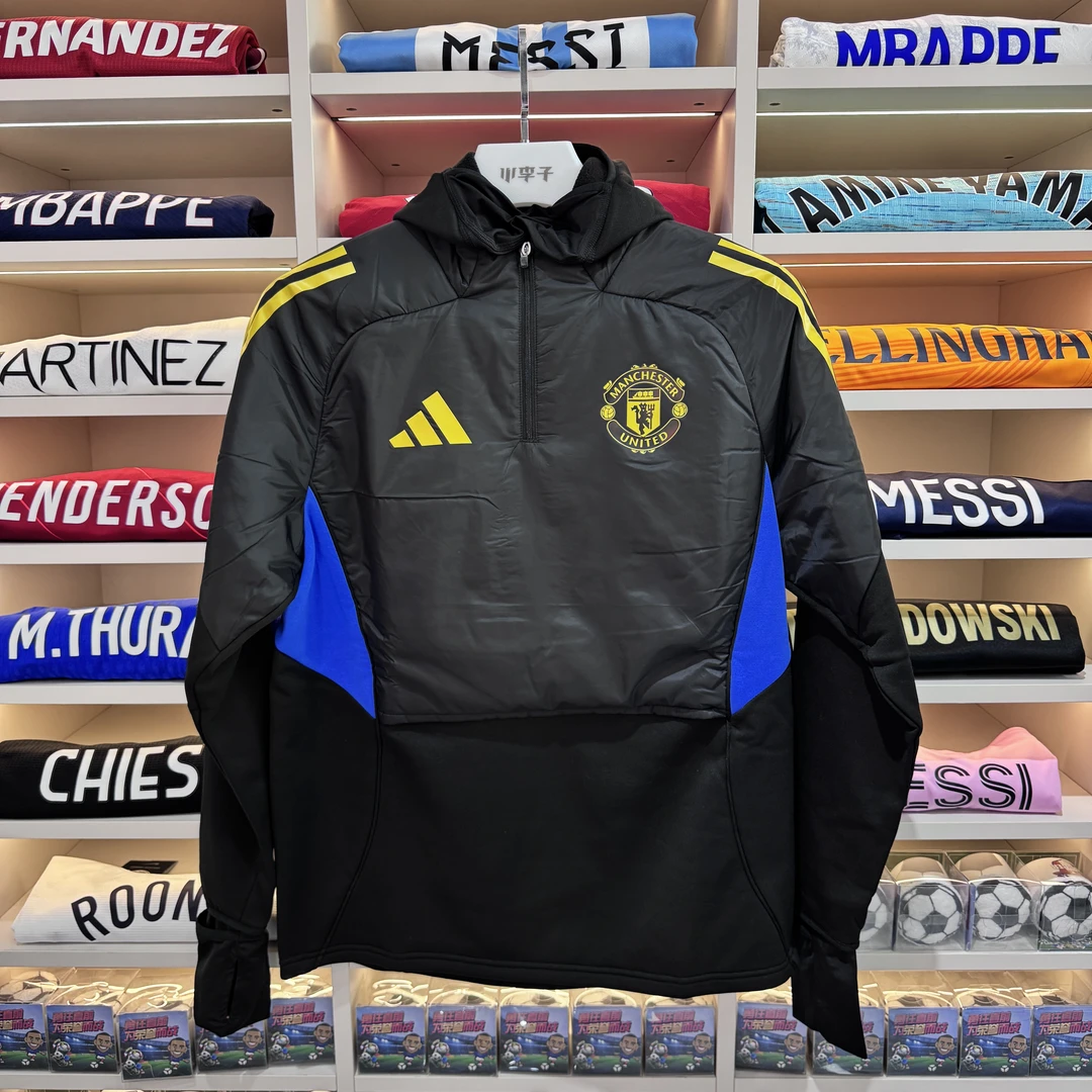 麒天小胜:ADIDAS/阿迪达斯 曼联半拉链长袖训练服KE1238