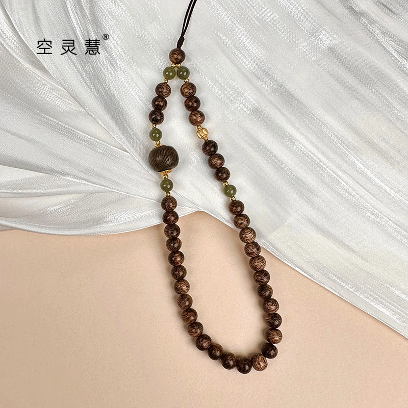 0439  檀香木【沉沉】/手机链