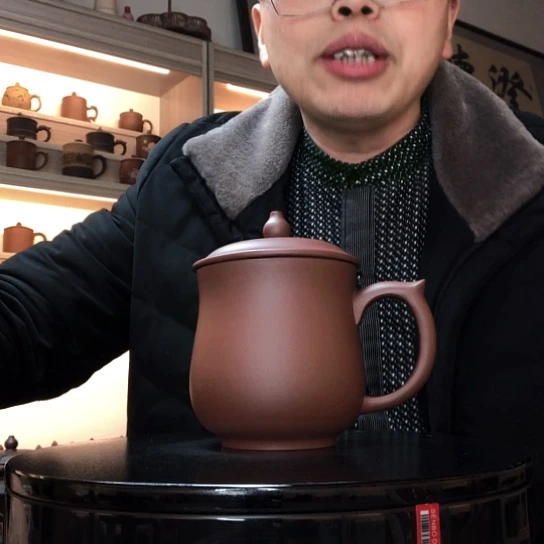 紫泥茶杯微瑕容量400