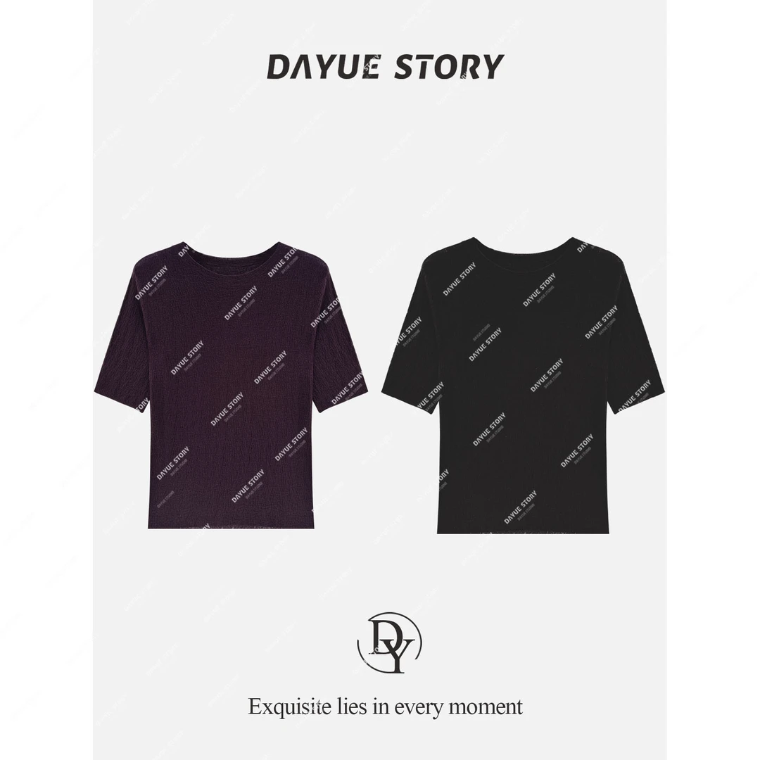 DAYUE【蚂蚁腰】具显瘦~岛精18针无缝合68支敲细精纺纱线百搭针织衫