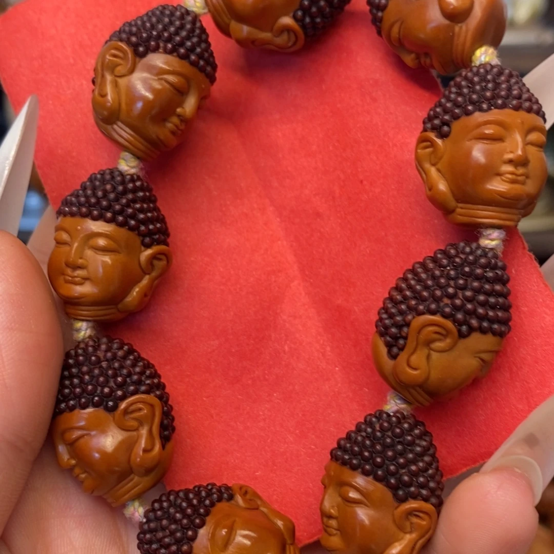 橄榄核吊坠大日如来佛头