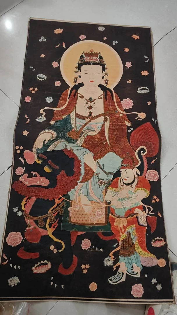 高端精品绘画类唐卡福袋