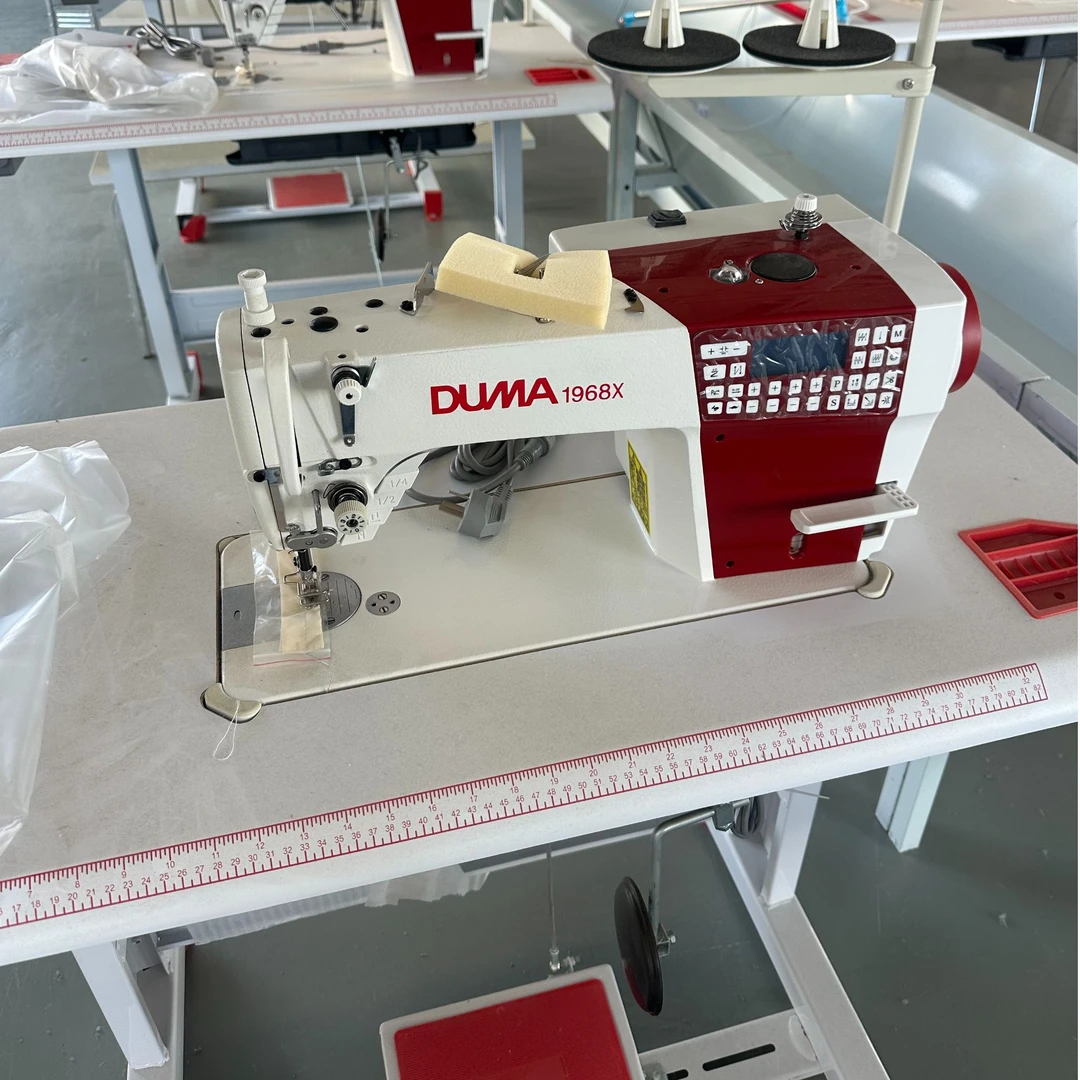杜马1968x缝纫机四自超静音双步进工业平车家用电脑全自动平缝机
