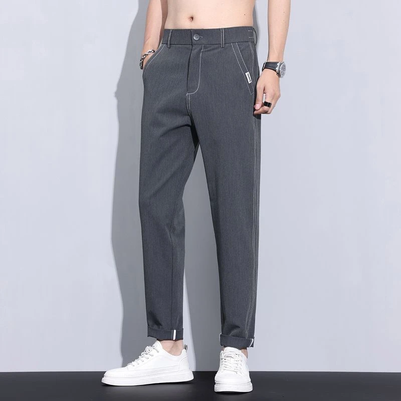 2025春夏男士百搭休闲裤哈伦裤商务休闲气质舒适抗皱垂顺男款裤子