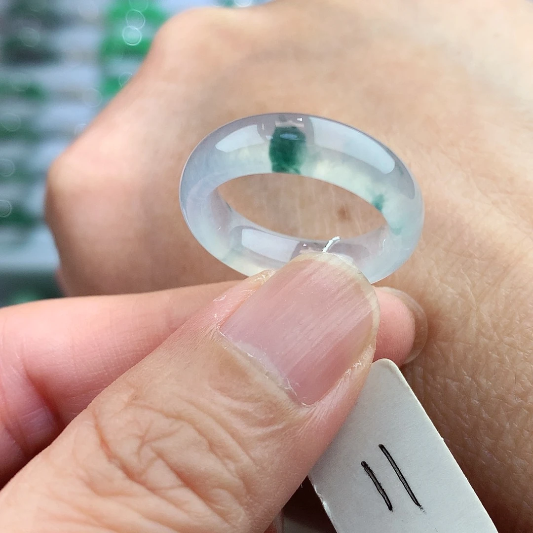 未镶嵌戒指翡翠11号