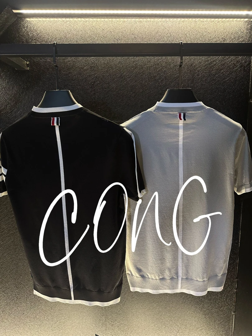 《CONG专属》男士新品时尚净版四道杠圆领T587