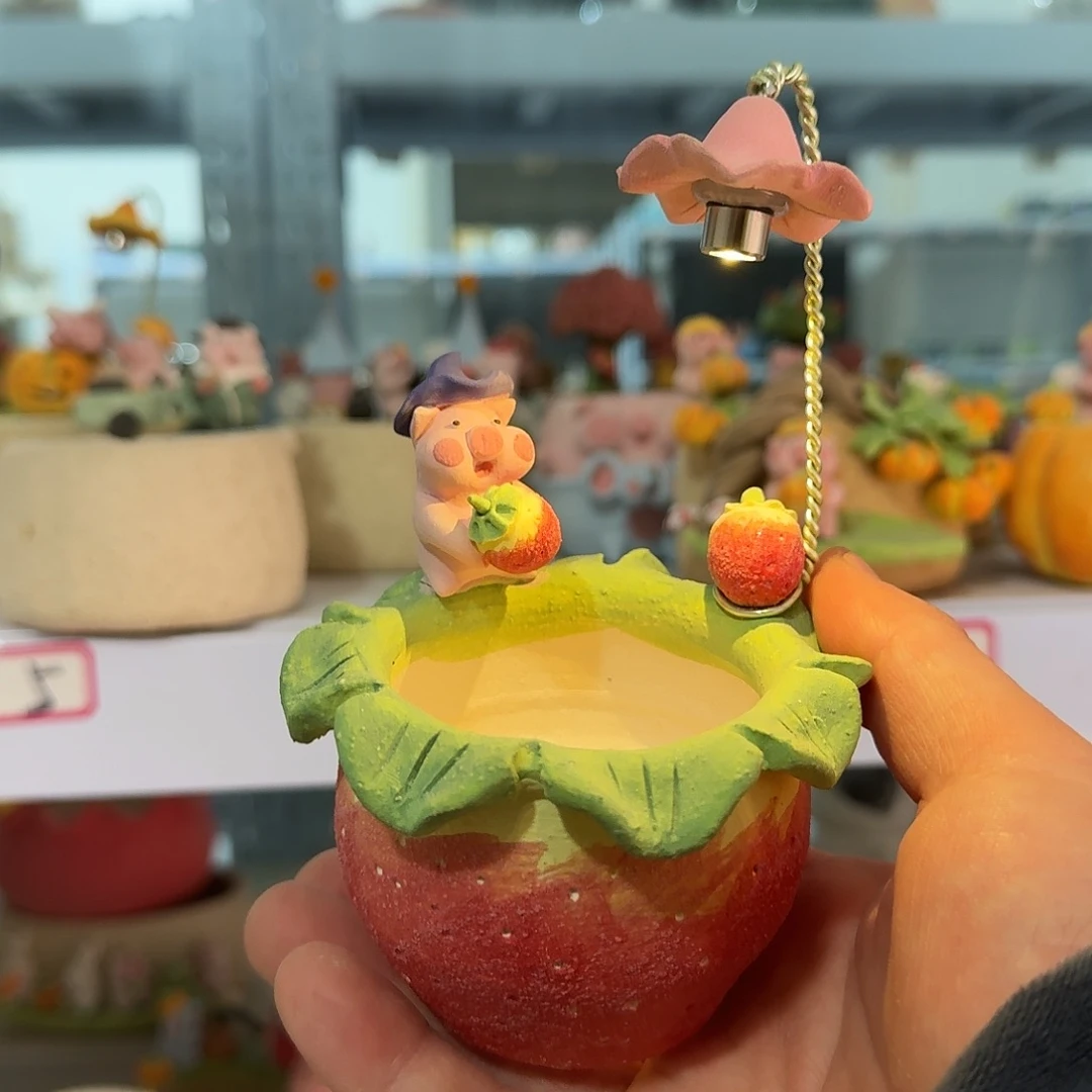 厂家直销手工花盆摆件