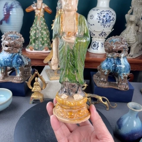 摆件六*后陶瓷材料制品