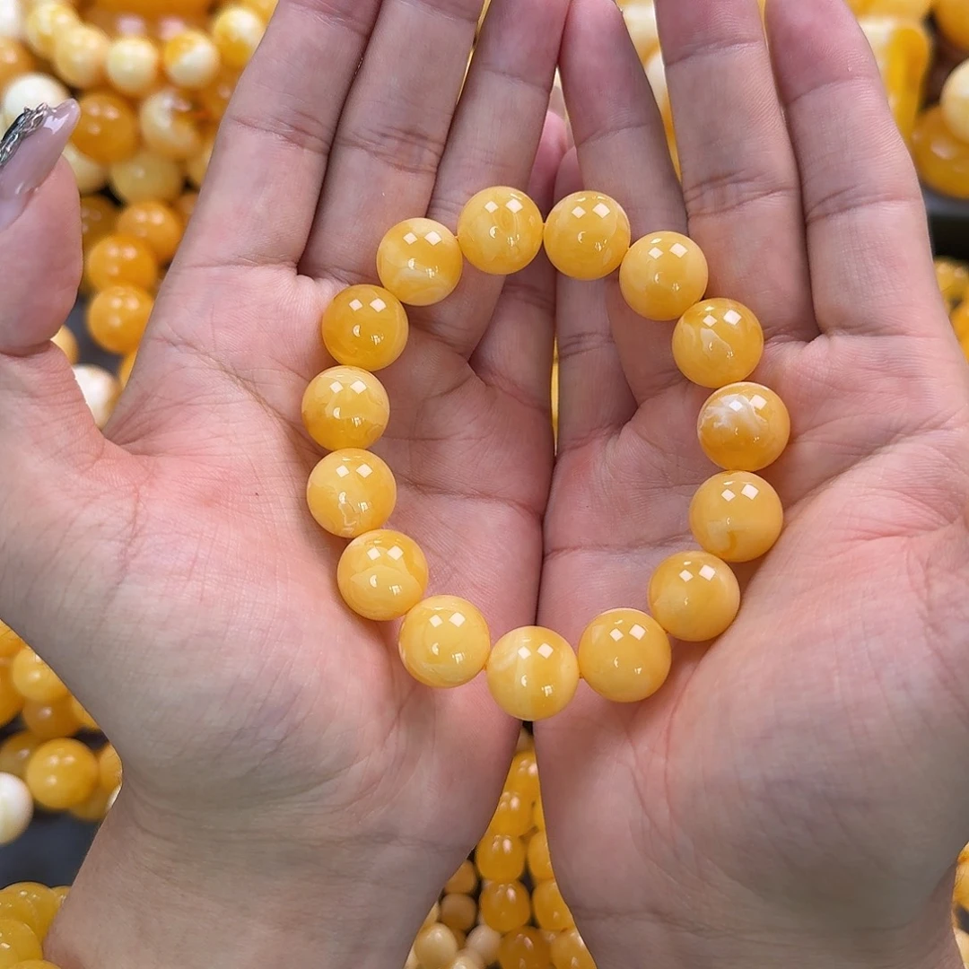 蜜蜡未镶嵌珠宝奇石同料15mm
