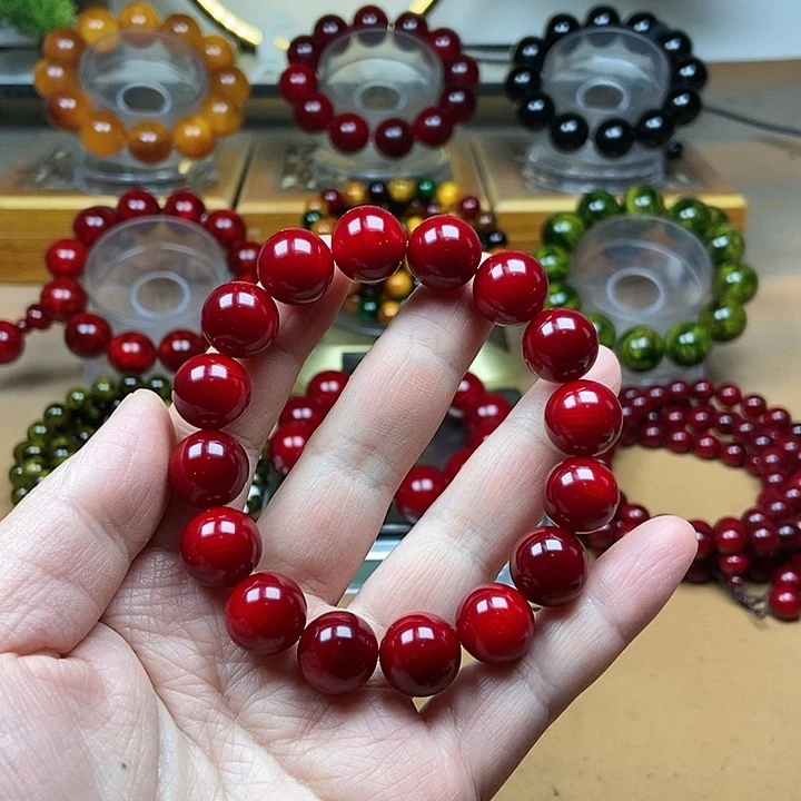 【闪购商品】贝壳杉（血龙木）手串/手链1.3x16颗