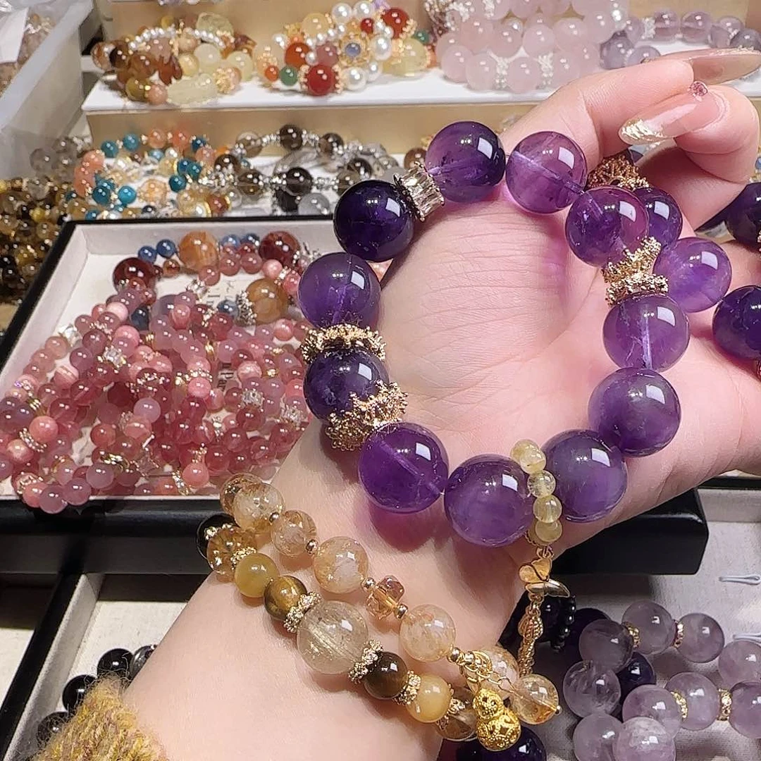 水晶手链未镶嵌把