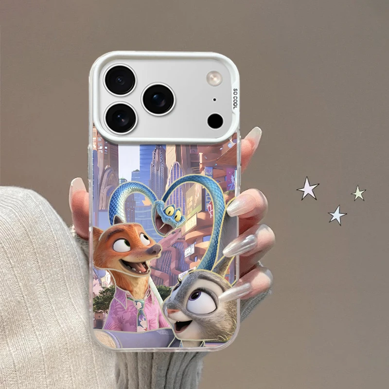 疯狂动物城适用苹果17promax手机壳iPhone16尼克17Air朱迪15蛇14