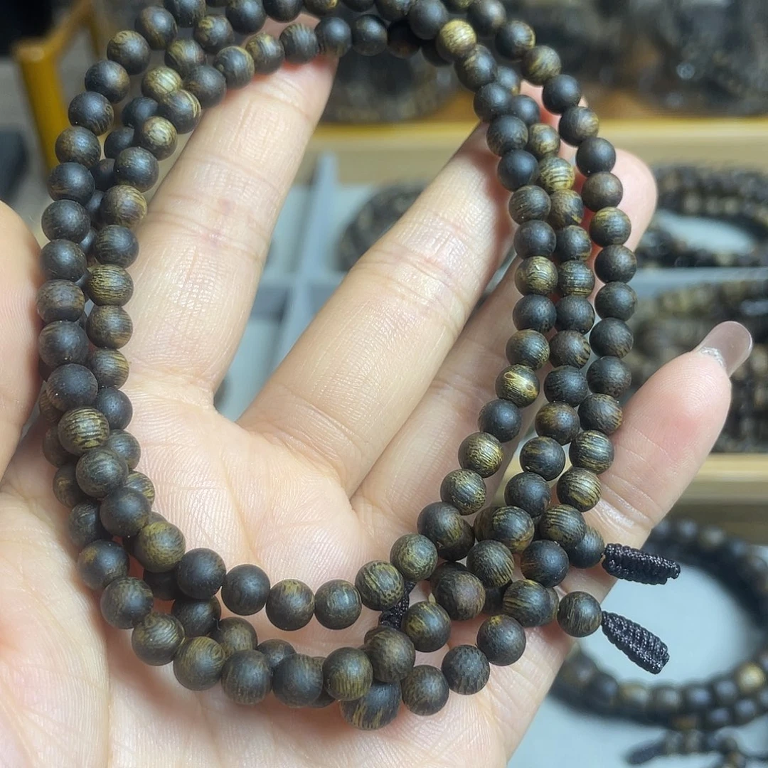 沉香碎屑沉香棋楠沉香老料多圈5mm花香韵沉水浮