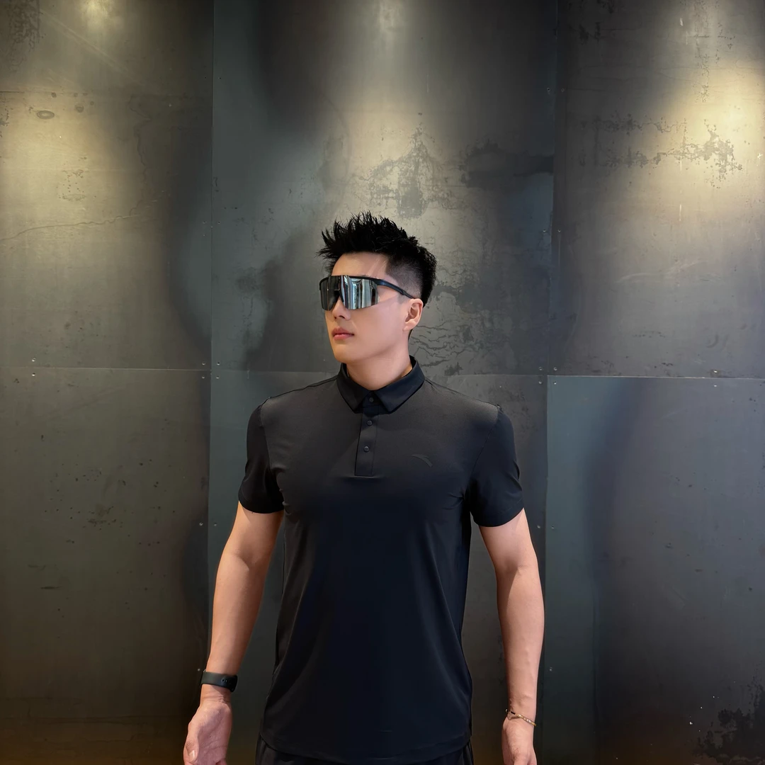 安踏冰肤POLO衫夏季男子商务翻领速干抗紫外线短袖