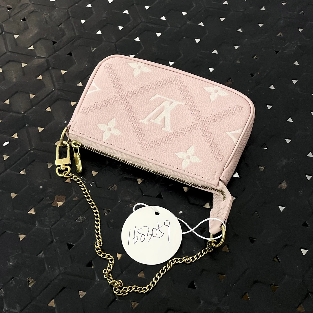95新 LouisVuitton/路易威登 夏七中古/lv粉色小麻将/1683059