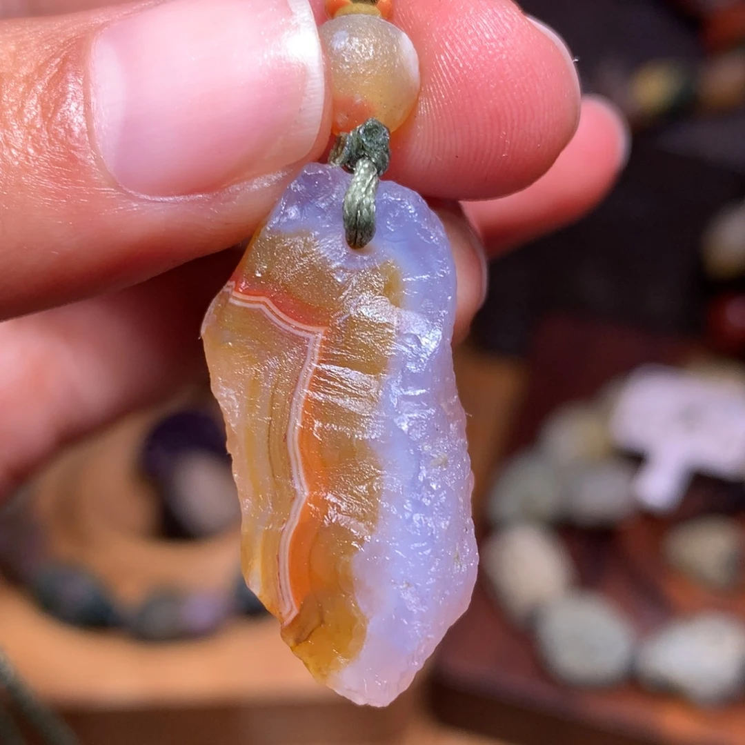 未镶嵌玛瑙/玉髓珠宝半成品