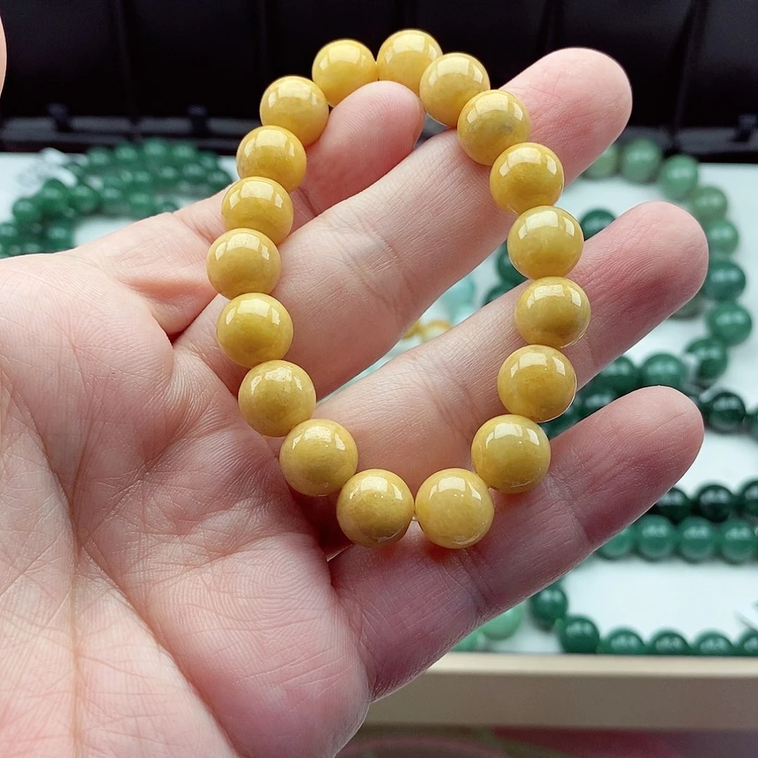 翡翠未镶嵌毛衣链