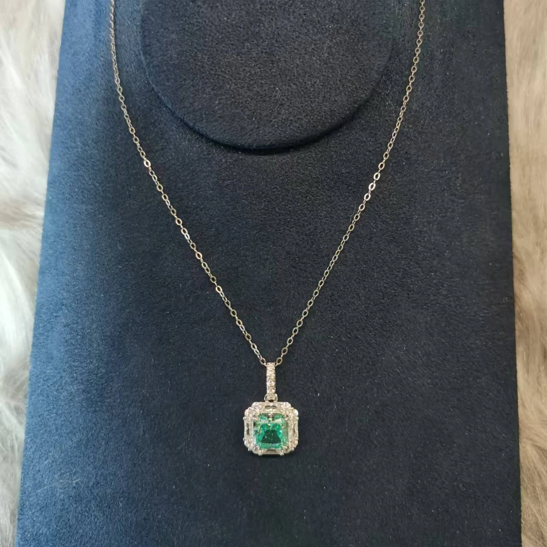 带包装【樱桃珠宝】 帕拉伊巴四合院吊坠.S