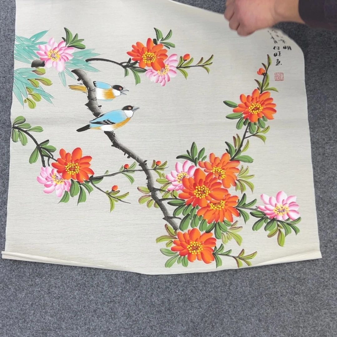 国画宣纸纯手绘字画