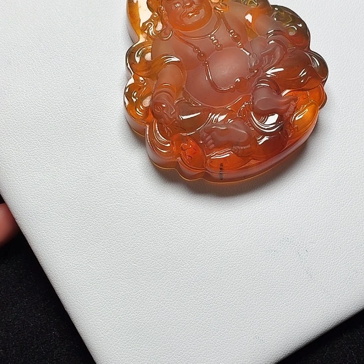 琥珀未镶嵌珠宝奇石吊