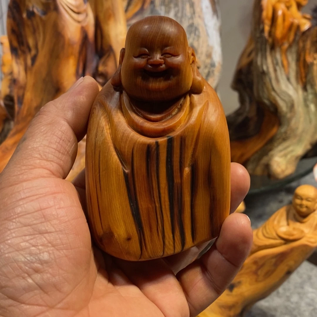 【闪购商品】柏木（崖柏）木雕工艺品摆件家居根雕艺术手把件