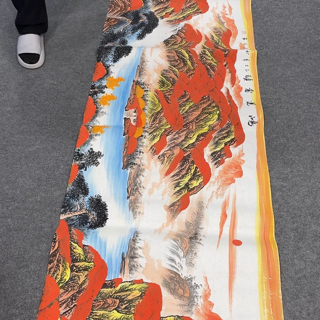 国画今天早上作品展示