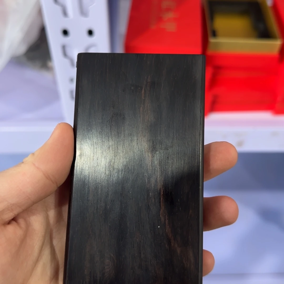 紫檀木类端景台乌木烟盒