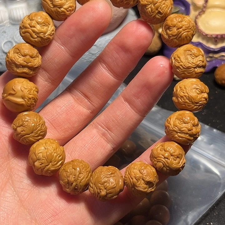 橄榄核手串/手链猴头钟馗头