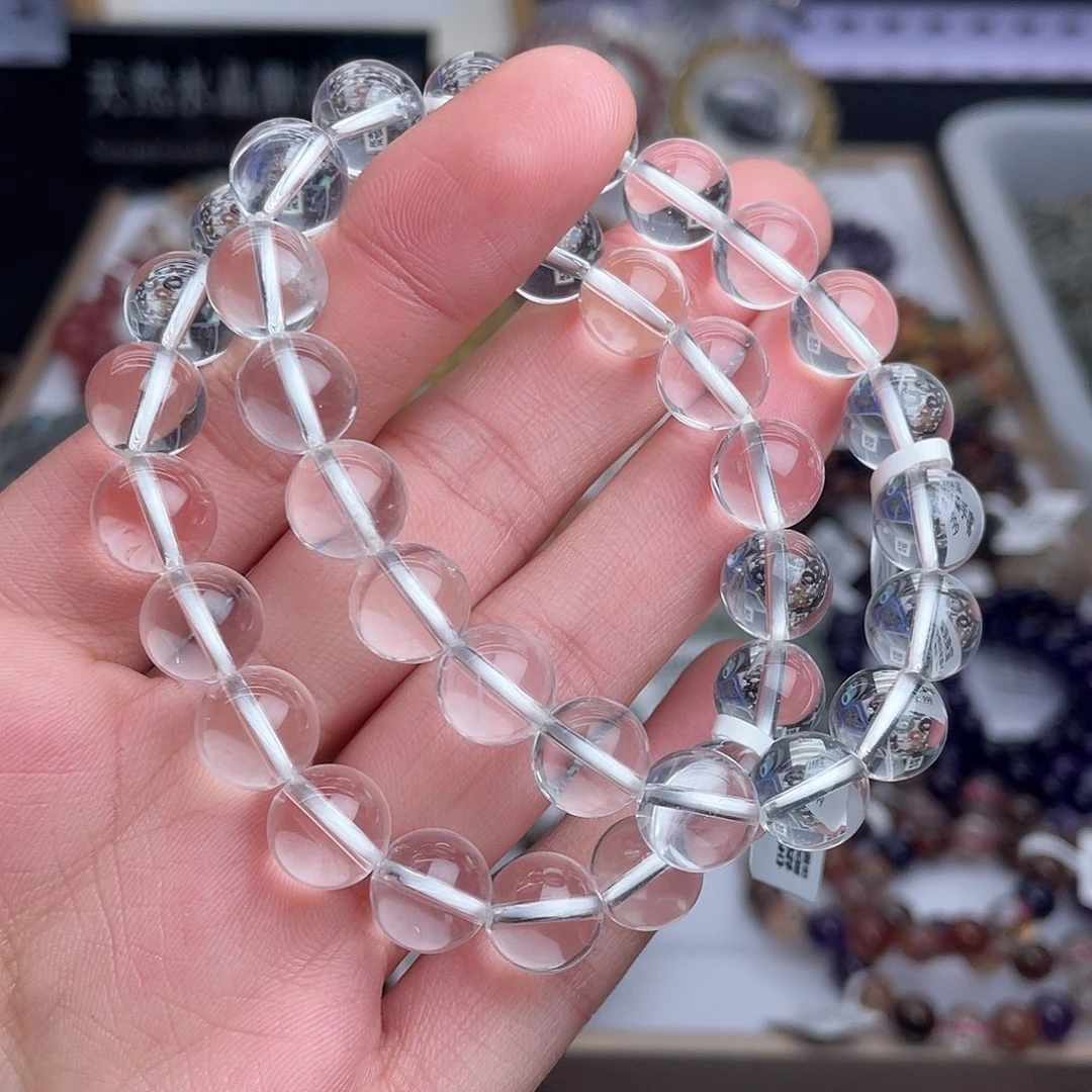 水晶未镶嵌手串天然