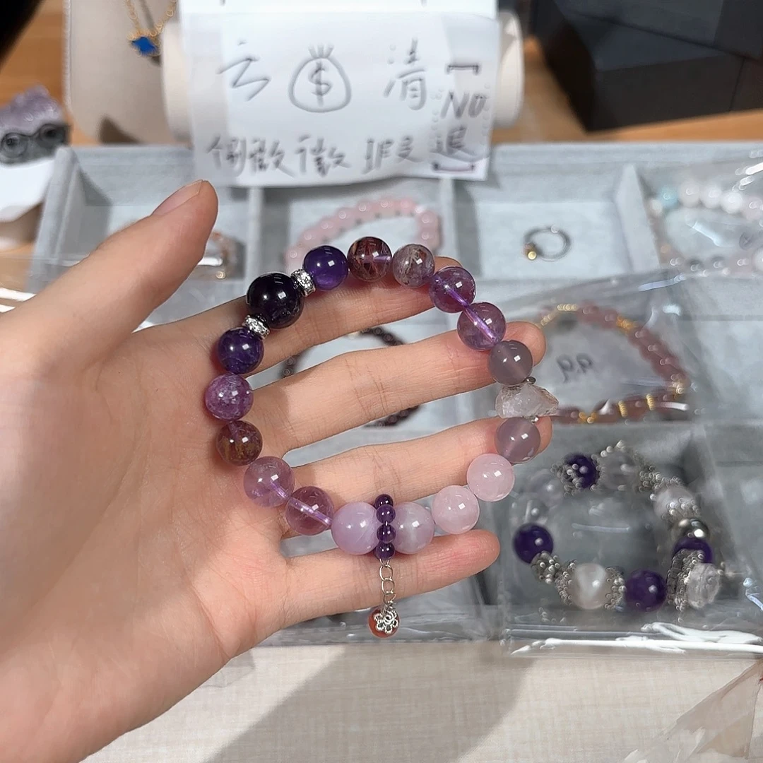 未镶嵌水晶手链手串