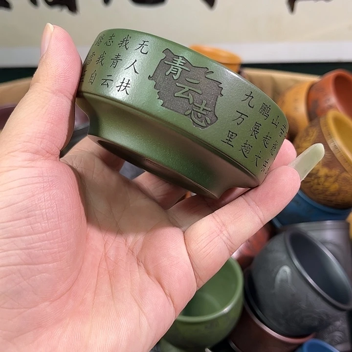 茶杯紫砂全手工紫砂主人杯