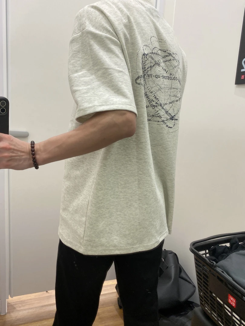 【重磅纯棉】小众美式潮牌短袖T恤宽松圆领打底潮牌百搭夏季