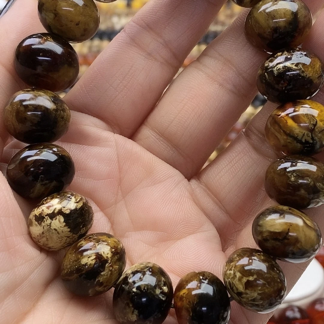 光***9琥珀未镶嵌裸石琥珀15