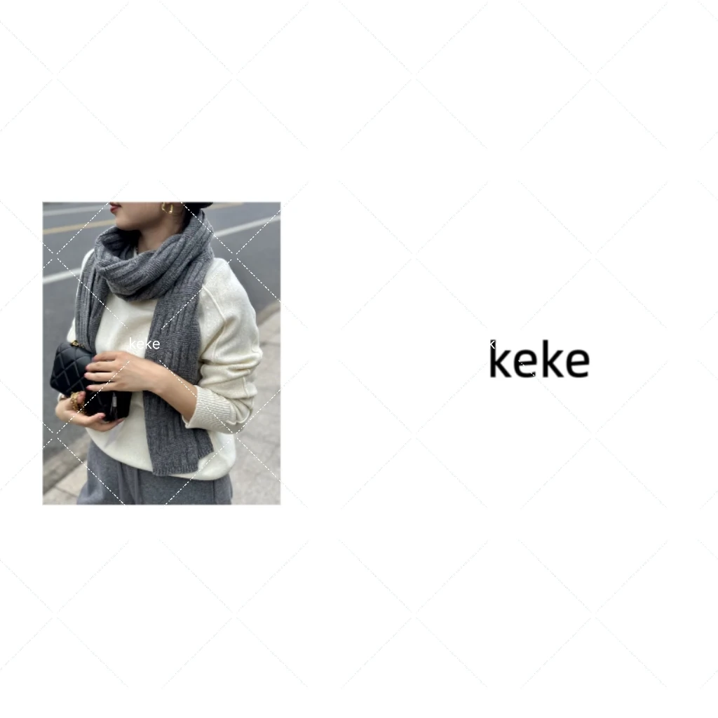 【Keke甄选好物】100%绵羊毛进口纱线围巾,搭配界的万金油