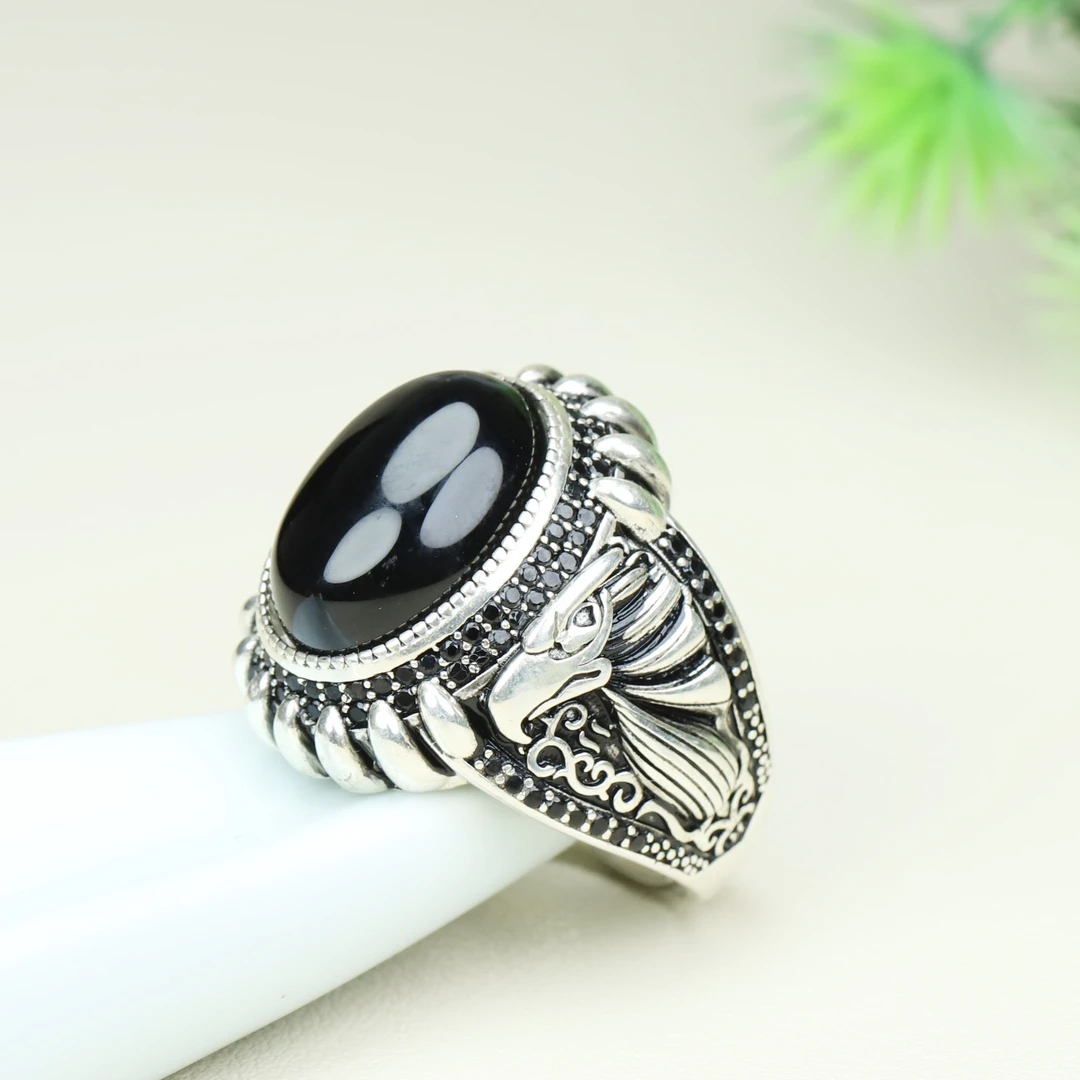 239【小别克珠宝—大鹏展翅男戒】