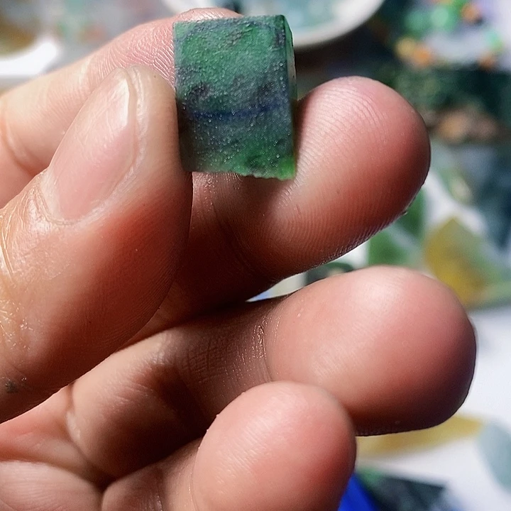 翡翠散珠天然翡翠A货