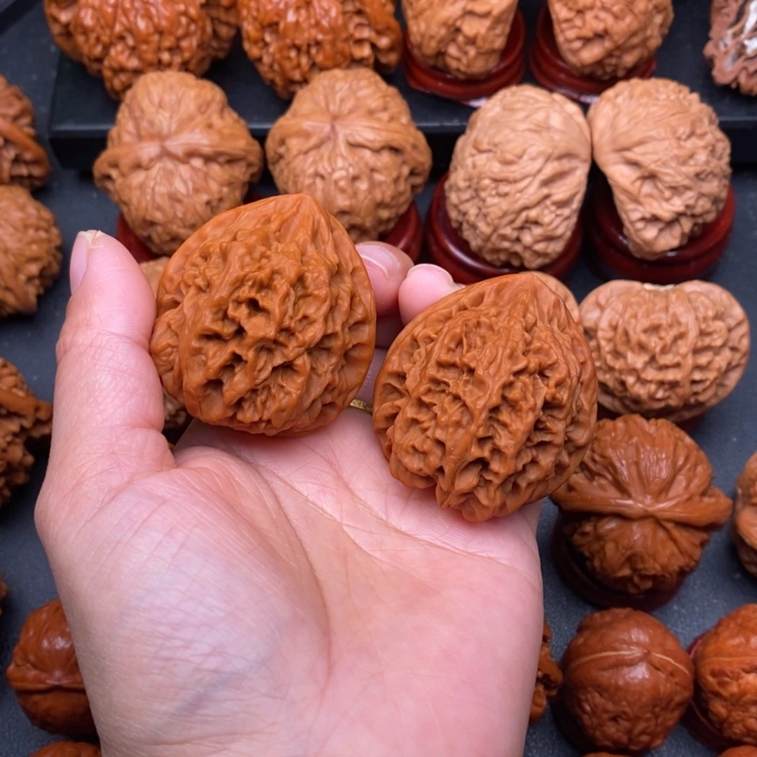 文玩核桃把件41野牛