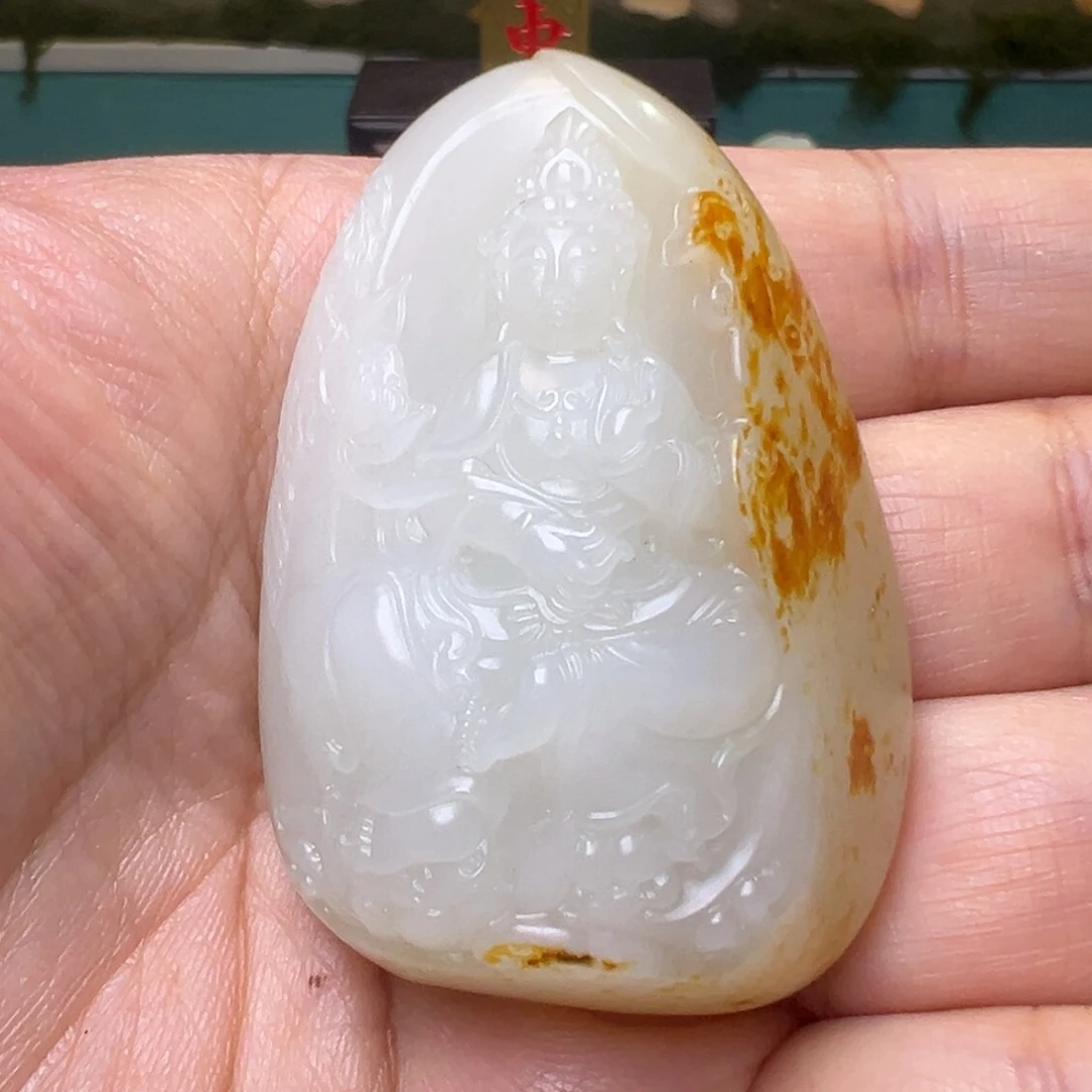用***5和田玉未镶嵌颈饰