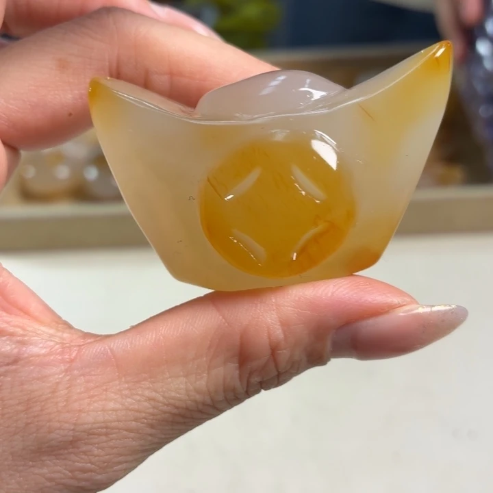 玛瑙/玉髓未镶嵌吊坠(不含链)