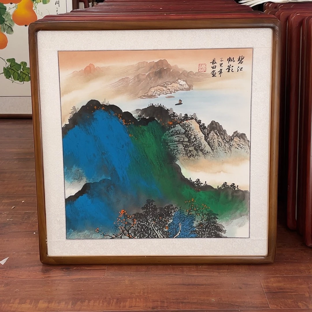国画带框尺寸63*63厘米