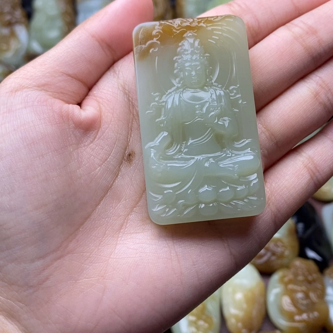 项链未镶嵌和田玉（糖玉）柔