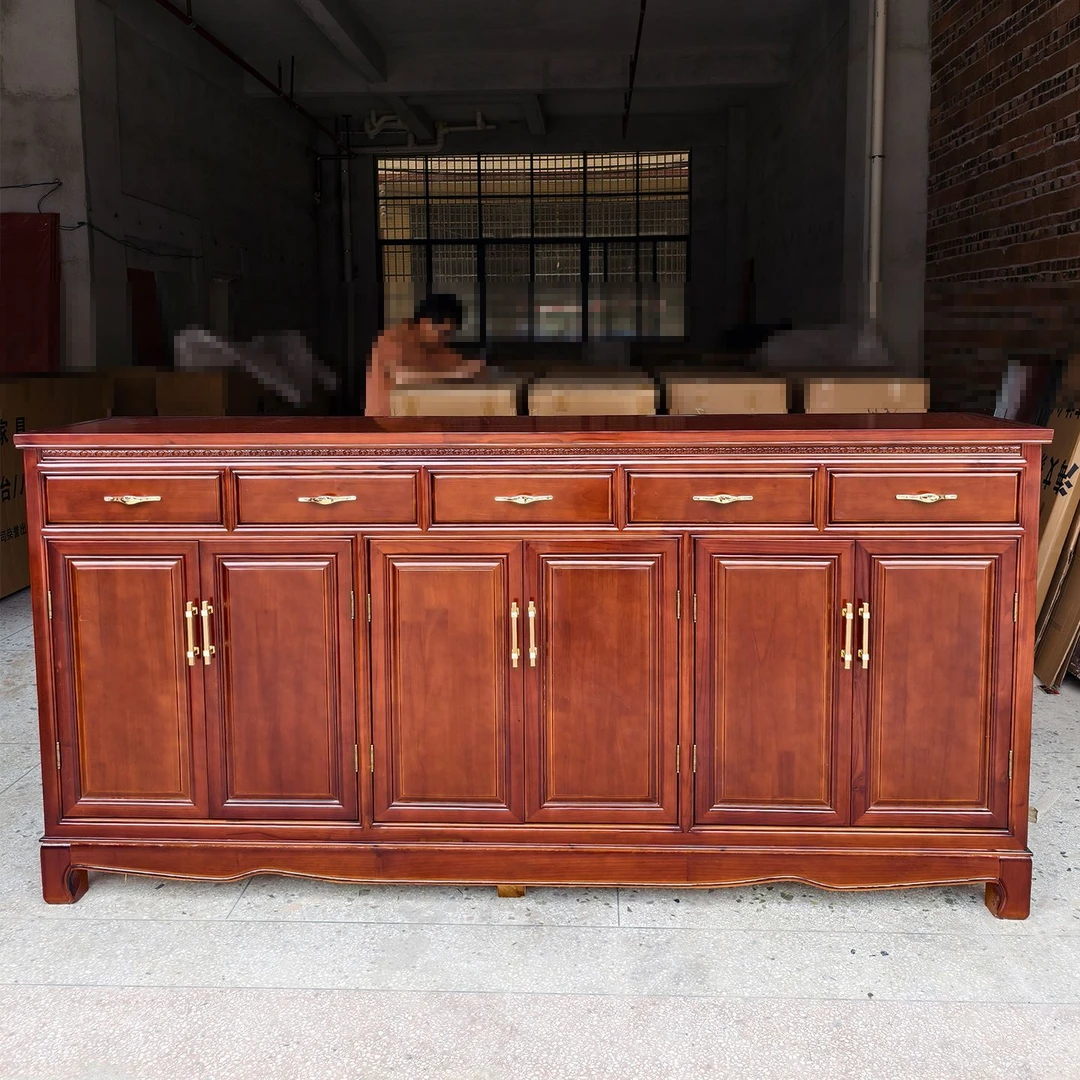 新中式全实木神台家用客厅2.36米香几案农村中堂条几香案边桌佛龛