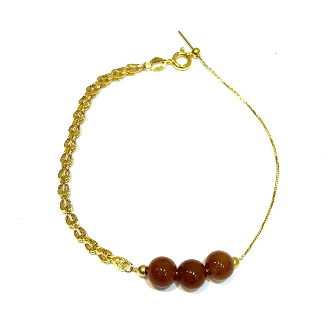 f551a-国风设计款红圆珠手链-fc-赠礼盒