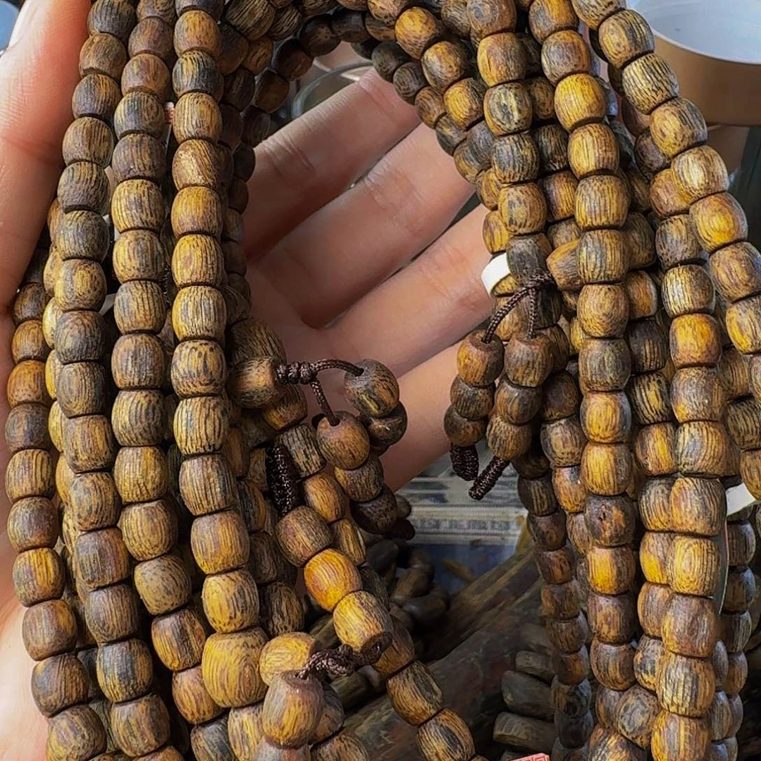 手串沉香沉水浮卡六红棋18克多样性发一