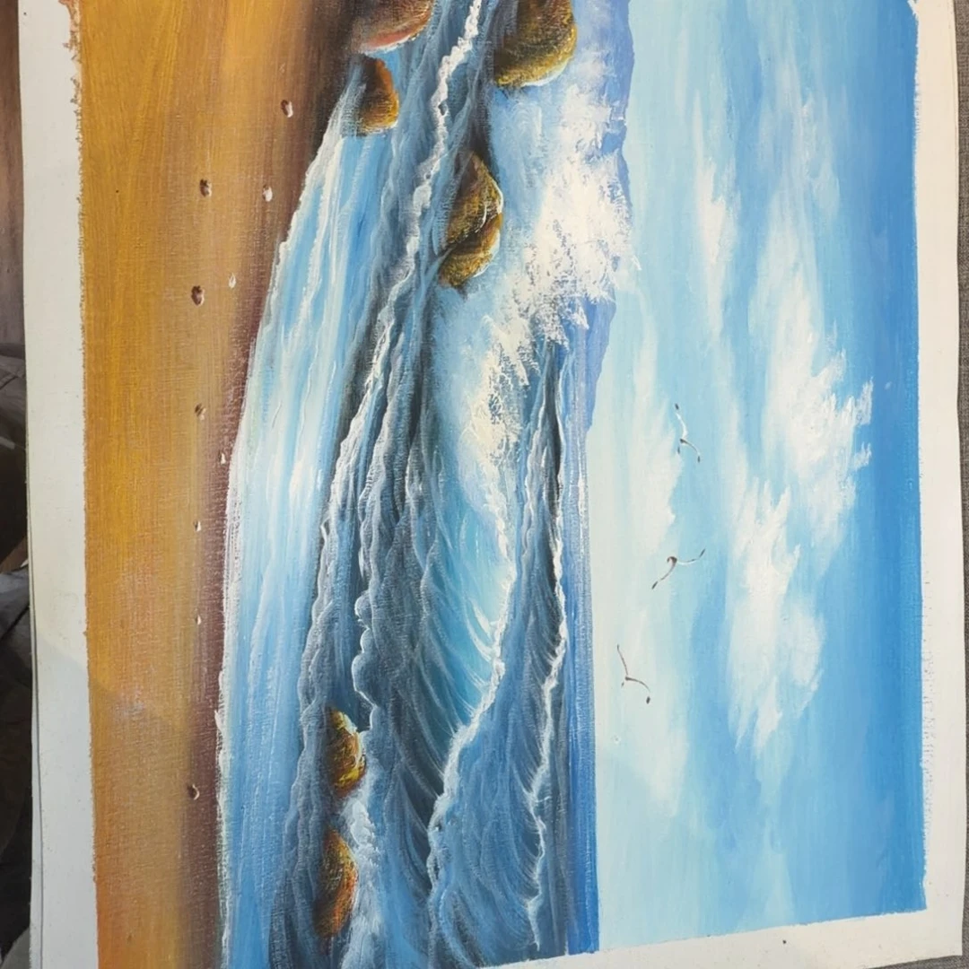 油画加油加油努力加油努力