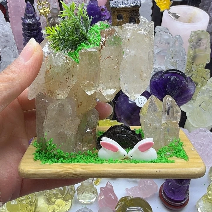 水晶珠宝半成品未镶嵌