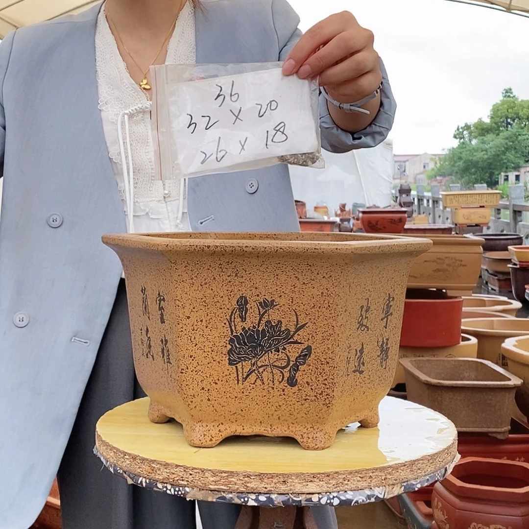 紫砂花盆紫砂花盆