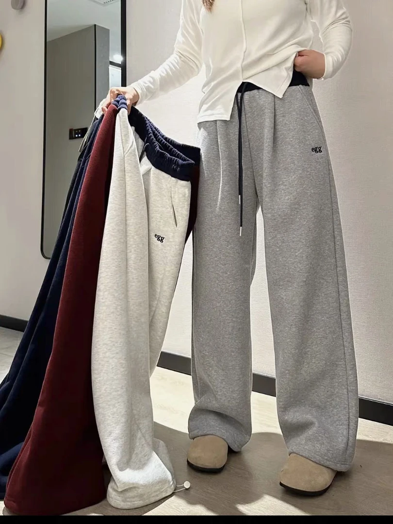 【春秋新款】韩版撞色腰抽绳鸡蛋裤~宽松百搭显瘦时尚休闲裤H888