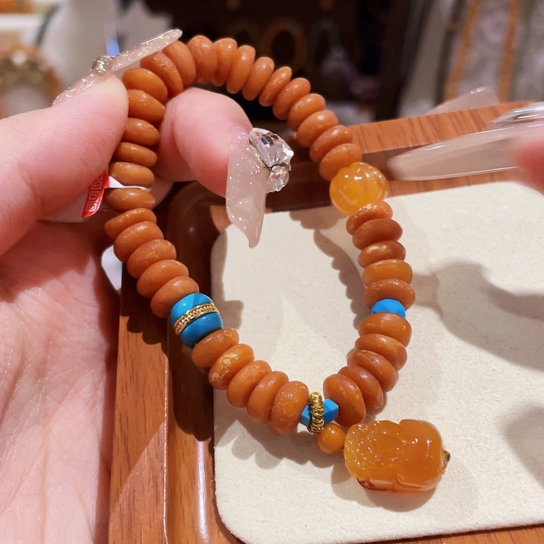蜜蜡未镶嵌手串手串