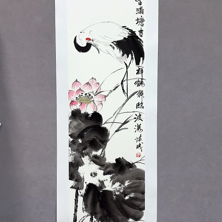 国画亲笔手绘放心去藏